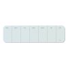 Cubicle Glass Dry Erase Undated One Week Calendar Board, 20 x 5.5, White1