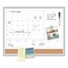 4N1 Magnetic Dry Erase Combo Board, 24 x 18, White/Natural2