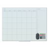 Floating Glass Dry Erase Undated One Month Calendar, 48 x 36, White1