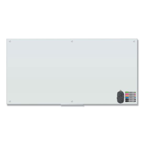 Magnetic Glass Dry Erase Board Value Pack, 72 x 36, White1