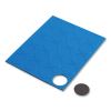 Heavy-Duty Board Magnets, Circles, Blue, 0.75", 24/Pack2