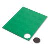 Heavy-Duty Board Magnets, Circles, Green, 0.75" Diameter, 20/Pack2
