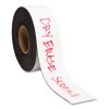 Dry Erase Magnetic Tape Roll, 3" x 50 ft, White, 1/Roll2