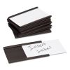Magnetic Card Holders, 3 x 1.75, Black, 10/Pack2