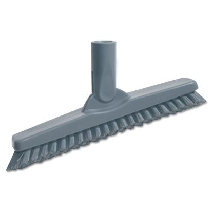 SmartColor Swivel Corner Brush, Black Polypropylene Bristles, 8.83" Brush, Gray Plastic Handle1