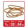 Rubber Bands, Size 32, 0.04" Gauge, Beige, 1 lb Box, 820/Pack2