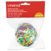 Rubber Band Ball, 3" Diameter, Size 32, Assorted Colors, 260/Pack2