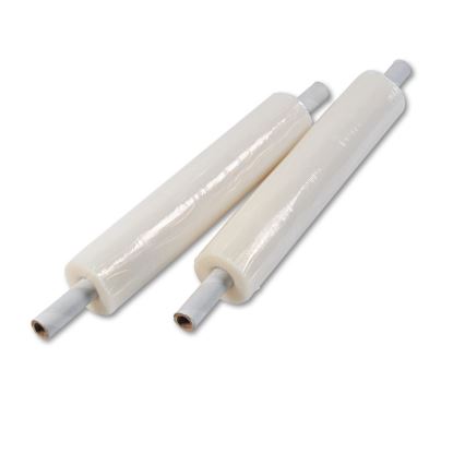Stretch Film with Preattached Handles, 20" x 1,000 ft, 20 mic (80-Gauge), Clear, 4/Carton1