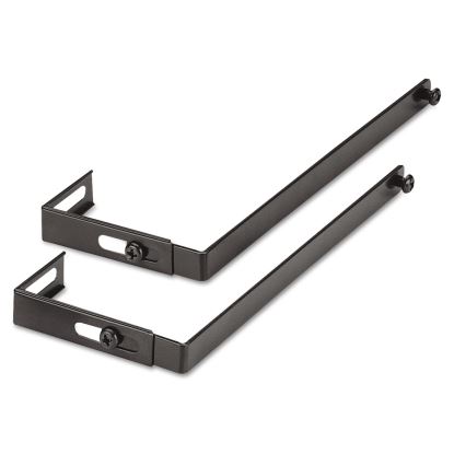 Adjustable Cubicle Hangers, Black, 2/Set1