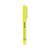 Pocket Highlighters, Fluorescent Yellow Ink, Chisel Tip, Yellow Barrel, Dozen1