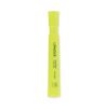 Desk Highlighters, Fluorescent Yellow Ink, Chisel Tip, Yellow Barrel, Dozen1