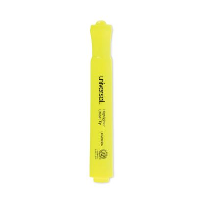 Desk Highlighter Value Pack, Fluorescent Yellow Ink, Chisel Tip, Yellow Barrel, 36/Pack1