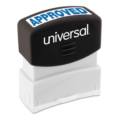 Message Stamp, APPROVED, Pre-Inked One-Color, Blue1