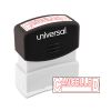 Message Stamp, CANCELLED, Pre-Inked One-Color, Red1