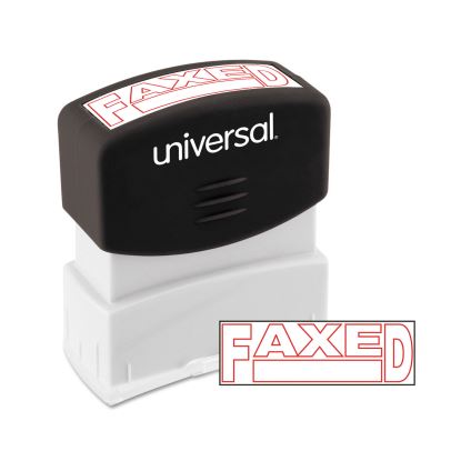 Message Stamp, FAXED, Pre-Inked One-Color, Red1