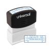 Message Stamp, E-MAILED, Pre-Inked One-Color, Blue2