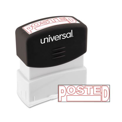 Message Stamp, POSTED, Pre-Inked One-Color, Red1