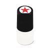Round Message Stamp, STAR, Pre-Inked/Re-Inkable, Red2
