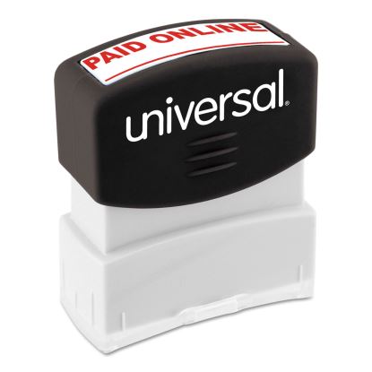 Message Stamp, PAID ONLINE, Pre-Inked One-Color, Red1