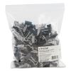 Binder Clip Zip-Seal Bag Value Pack, Small, Black/Silver, 144/Pack2