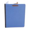 Bright Colored Pressboard Classification Folders, 1 Divider, Letter Size, Cobalt Blue, 10/Box2