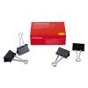 Binder Clips, Large, Black/Silver, 12/Box1