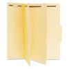 Six-Section Classification Folders, 2 Dividers, Letter Size, Manila, 15/Box1