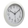 Whisper Quiet Clock, 12" Overall Diameter, White Case, 1 AA (sold separately)2