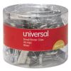 Binder Clips with Storage Tub, Small, Silver, 40/Pack2