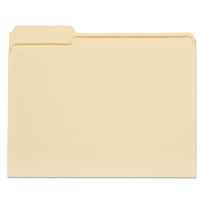 Top Tab File Folders, 1/3-Cut Tabs: Left Position, Letter Size, 0.75" Expansion, Manila, 100/Box1