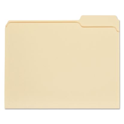 Top Tab File Folders, 1/3-Cut Tabs: Right Position, Letter Size, 0.75" Expansion, Manila, 100/Box1