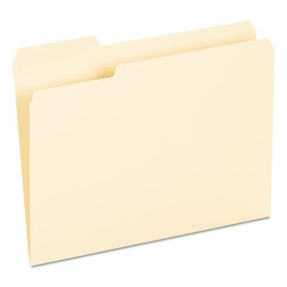 Interior File Folders, 1/3-Cut Tabs: Assorted, Letter Size, 9.5-pt Manila, 100/Box1