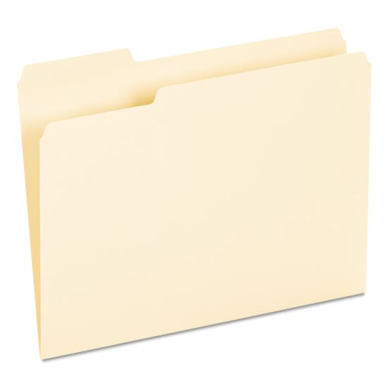 Interior File Folders, 1/3-Cut Tabs, Letter Size, Manila, 100/Box1