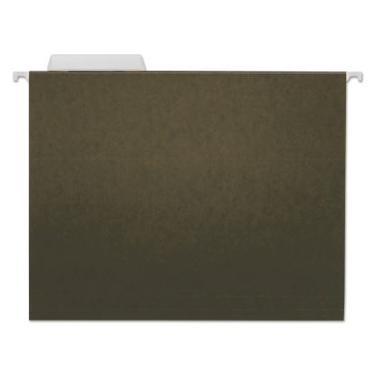 Hanging File Folders, Letter Size, 1/3-Cut Tabs, Standard Green, 25/Box1