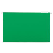 Deluxe Bright Color Hanging File Folders, Legal Size, 1/5-Cut Tabs, Bright Green, 25/Box1