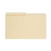 Top Tab File Folders, 1/2-Cut Tabs: Assorted, Legal Size, 0.75" Expansion, Manila, 100/Box1