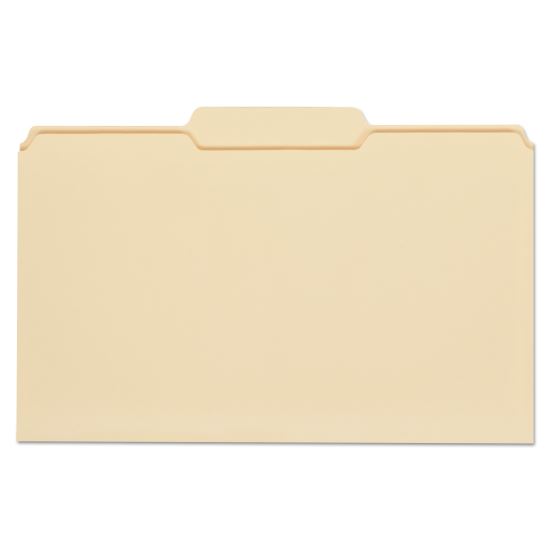 Top Tab Manila File Folders, 1/3-Cut Tabs, Center Position, Legal Size, 11 pt. Manila, 100/Box1