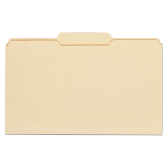 Top Tab File Folders, 1/3-Cut Tabs: Center Position, Legal Size, 0.75" Expansion, Manila, 100/Box1