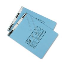 Pressboard Hanging Binder, 2 Posts, 6" Capacity, 9.5 x 11, Light Blue1