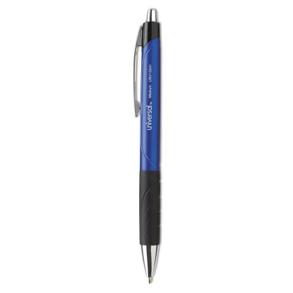 Comfort Grip Ballpoint Pen, Retractable, Medium 1 mm, Blue Ink, Blue Barrel, Dozen1
