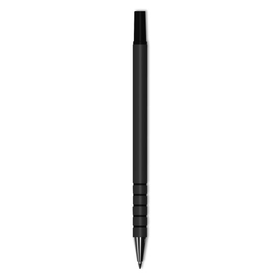 Replacement Ballpoint Counter Pen, Medium 1 mm, Black Ink, Black, 6/Pack1