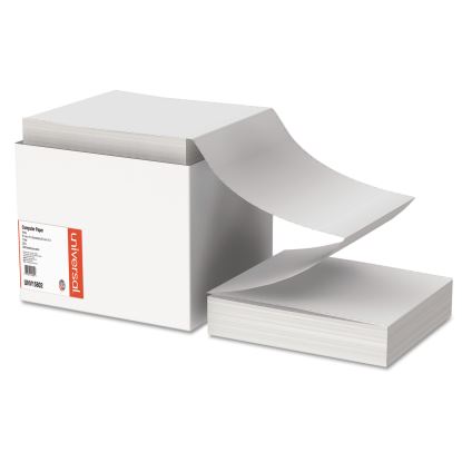 Printout Paper, 1-Part, 0.5" Standard Perforation, 20lb, 9.5 x 11, White, 2,400/Carton1