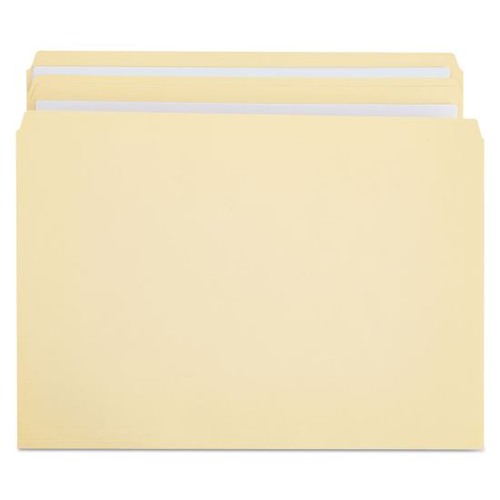 Double-Ply Top Tab Manila File Folders, Straight Tabs, Legal Size, 0.75" Expansion, Manila, 100/Box1