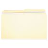 Double-Ply Top Tab Manila File Folders, 1/2-Cut Tabs: Assorted, Legal Size, 0.75" Expansion, Manila, 100/Box1