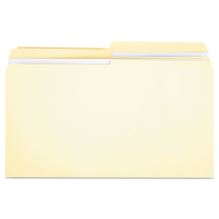 Double-Ply Top Tab Manila File Folders, 1/2-Cut Tabs: Assorted, Legal Size, 0.75" Expansion, Manila, 100/Box1