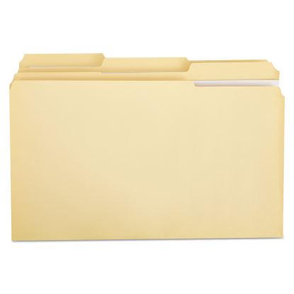 Double-Ply Top Tab Manila File Folders, 1/3-Cut Tabs, Legal Size, 100/Box1