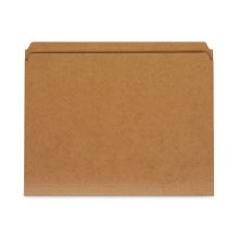 Reinforced Kraft Top Tab File Folders, Straight Tabs, Letter Size, 0.75" Expansion, Brown, 100/Box1