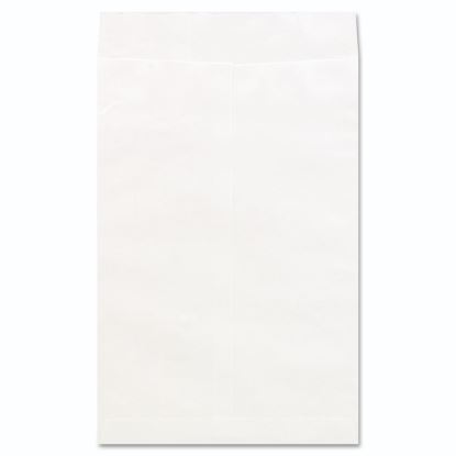 Deluxe Tyvek Envelopes, #15, Square Flap, Self-Adhesive Closure, 10 x 15, White, 100/Box1