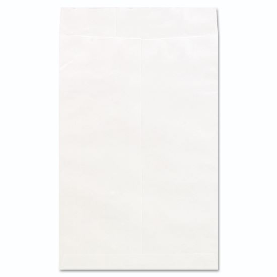Deluxe Tyvek Envelopes, #15, Square Flap, Self-Adhesive Closure, 10 x 15, White, 100/Box1