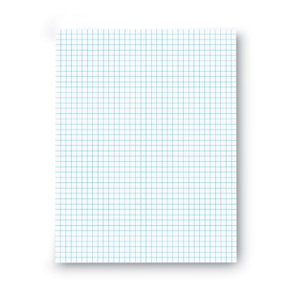 Quadrille-Rule Glue Top Pads, Quadrille Rule (4 sq/in), 50 White 8.5 X 11 Sheets, Dozen1